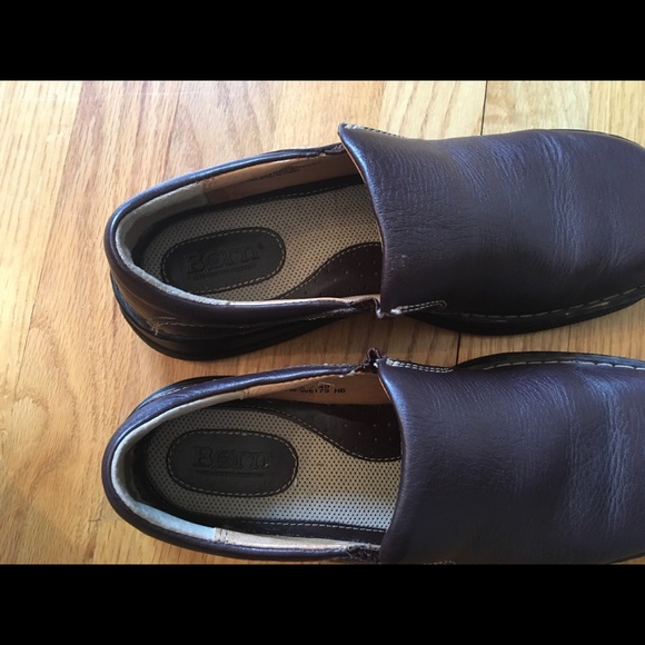 Born Brown Pebble Leather Loafers. Size 8.5. - Picture 3 of 6